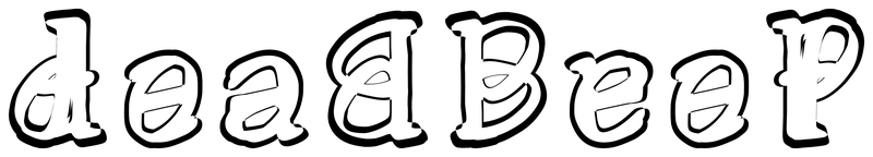 Ambigram for deadbeef in Toledo  